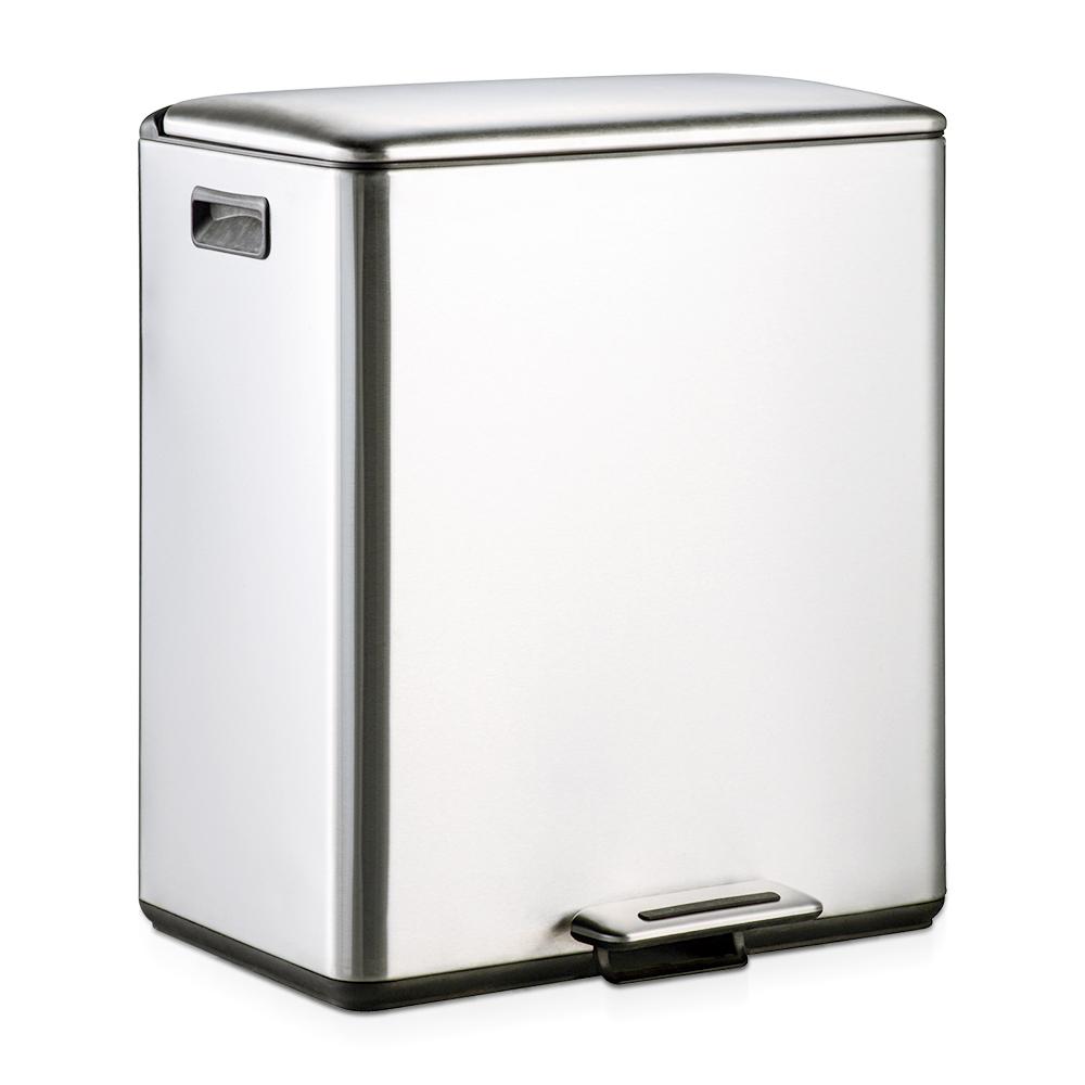 H Series Pedal bin trash can with 15L + 25L