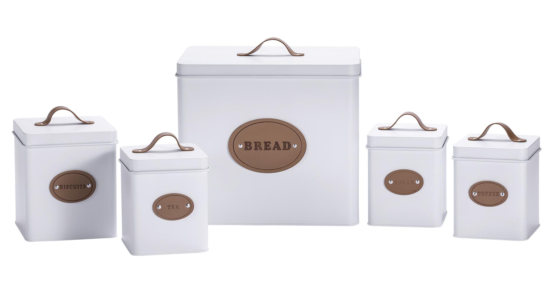 Bread Bin Set Tea Can Coffee Can Kitchen Storage Bread Containers Kitchen Organizer Can