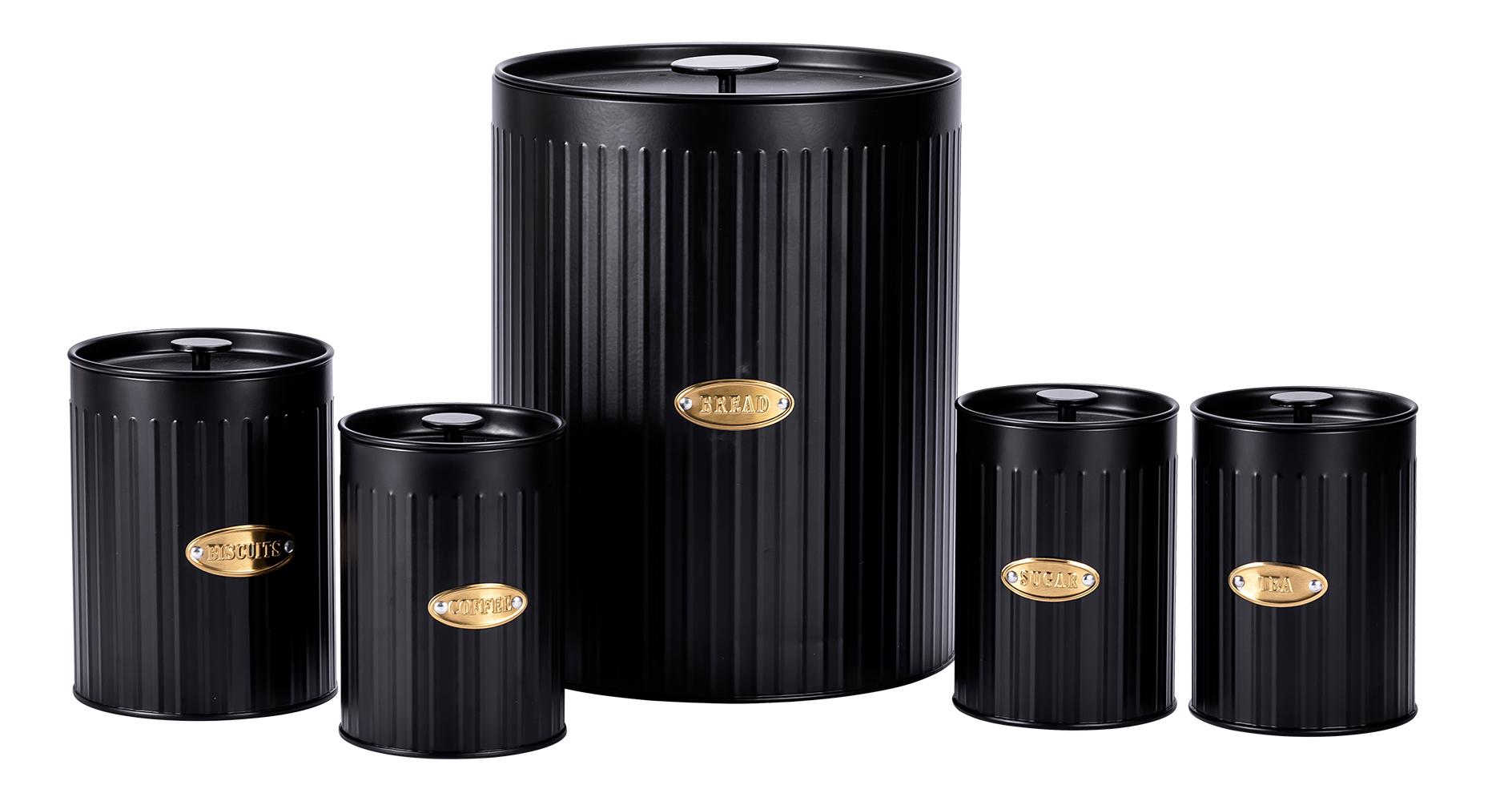 Bread Bin Set Tea Can Coffee Can Kitchen Storage Bread Containers Kitchen Organizer Can