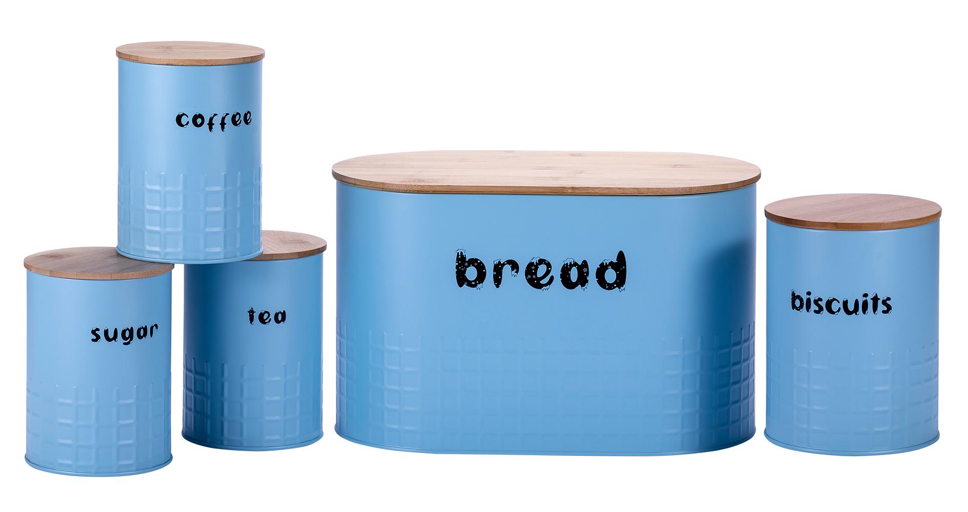 Bread Bin Set Tea Can Coffee Can Kitchen Storage Bread Containers Kitchen Organizer Can